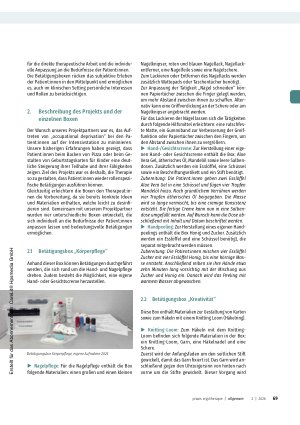 Vorschauseite 2: Die Betätigungsboxen „Intensivstation“