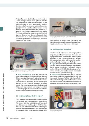 Vorschauseite 3: Die Betätigungsboxen „Intensivstation“