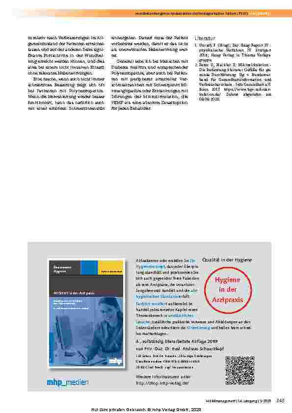 Vorschauseite 4: Falldarstellungen von Wundbehandlungen mit pulsierenden elektromagnetischen Feldern (PEMF)