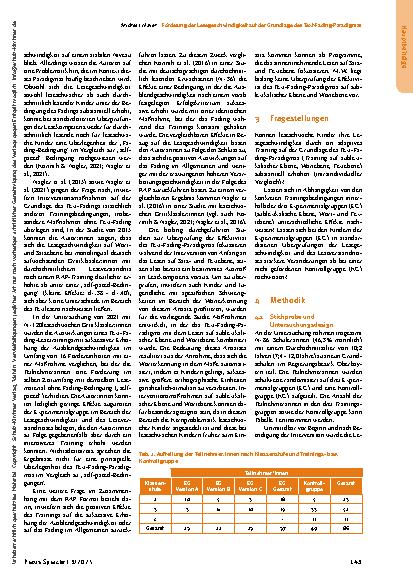 Vorschauseite 4: Förderung der Lesegeschwindigkeit auf der Grundlage des Text-Fading-Paradigmas*