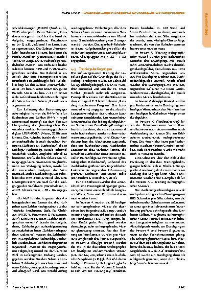 Vorschauseite 6: Förderung der Lesegeschwindigkeit auf der Grundlage des Text-Fading-Paradigmas*