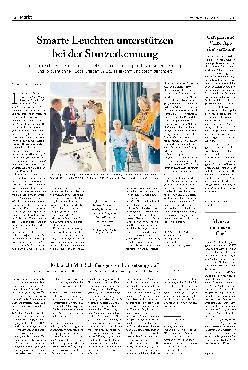 Vorschauseite 1: Smarte Leuchten unterstützen bei der Sturzerkennung.