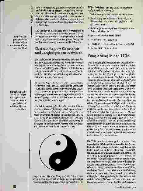 Vorschauseite 2: Der ältere Mensch in der Medizin | Teil 2: Lebensqualität im Alter aus Sicht der traditionellen chinesischen Medizin