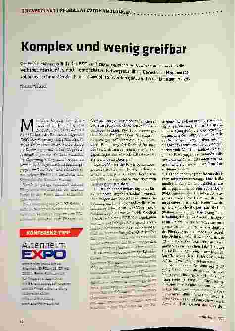 Vorschauseite 1: Komplex und wenig greifbar