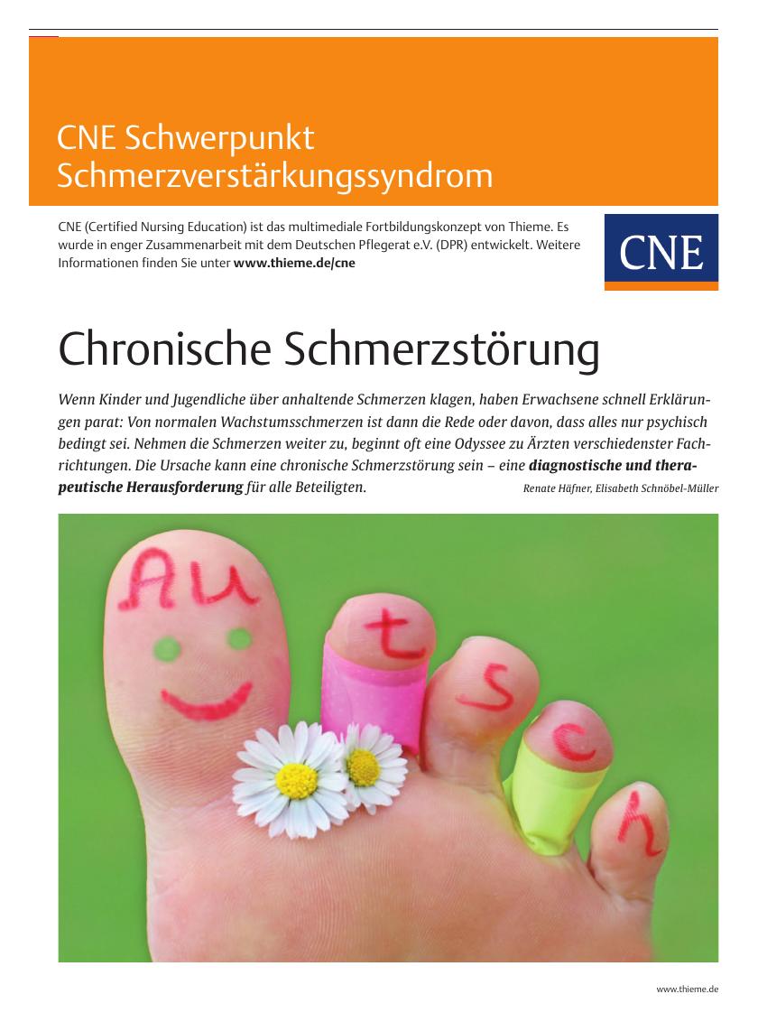 Vorschauseite 1: Chronische Schmerzstörung