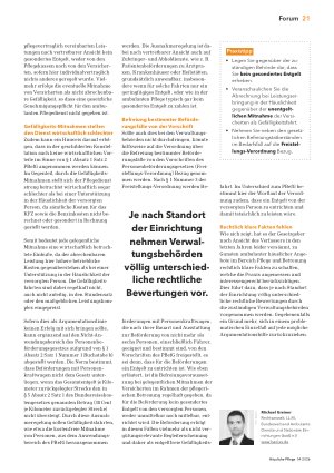 Vorschauseite 2: Gelegentliche Mitnahme von Kund: innen Personenbeförderungsschein in der ambulanten Pflege — vorzuhalten oder nicht?