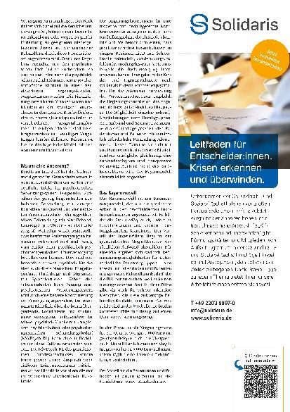 Vorschauseite 2: Weiterentwicklung der psychiatrischen Versorgungslandschaft: Psychiatrische Kliniken müssen die ambulante Versorgung stärken.