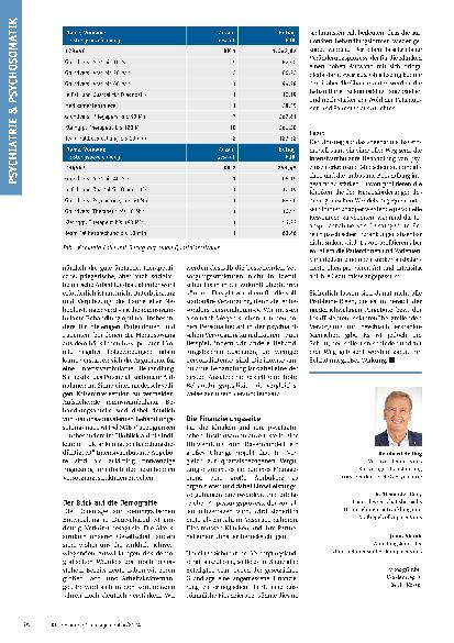 Vorschauseite 3: Weiterentwicklung der psychiatrischen Versorgungslandschaft: Psychiatrische Kliniken müssen die ambulante Versorgung stärken.