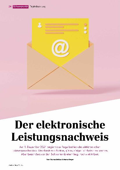 Vorschauseite 1: Der elektronische Leistungsnachweis