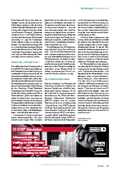 Vorschauseite 2: Digitale Zwillinge: Virtuelle Doppelgänger in der Medizin
