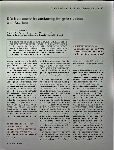 Vorschauseite 1: Die Kommune ist zuständig für gutes Leben und Sterben.