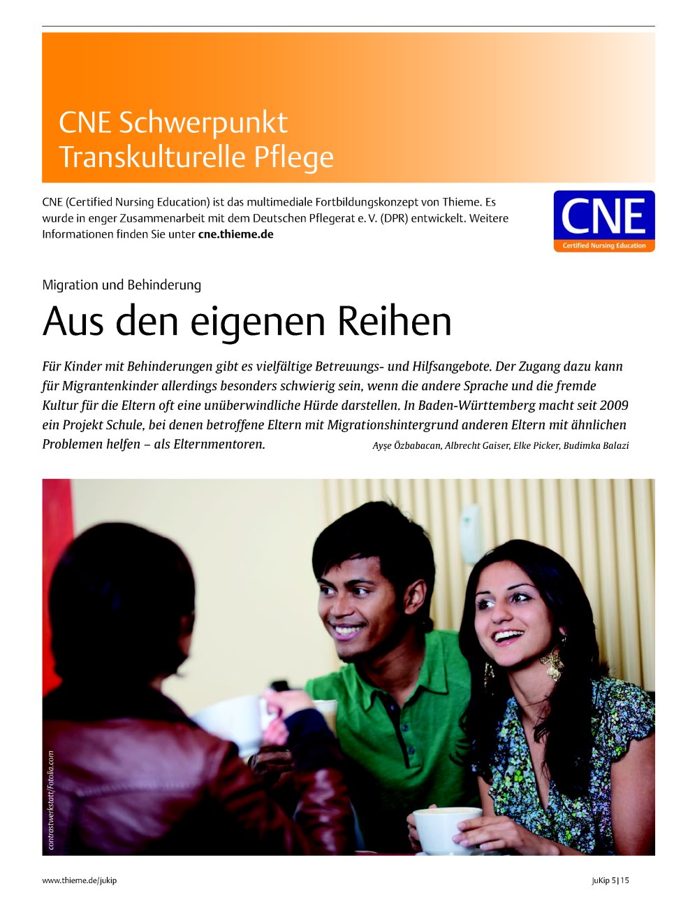 Vorschauseite 1: Aus den eigenen Reihen