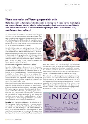 Vorschauseite 1: Wenn Innovation auf Versorgungsrealität trifft