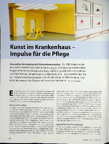 Vorschauseite 1: Kunst im Krankenhaus - Impulse für die Pflege