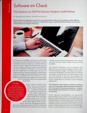 Vorschauseite 1: Software im Check Drei Systeme, ein Ziel? Ein Interview-Vergleich schafft Klarheit