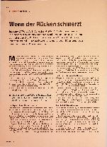Vorschauseite 1: Wenn der Rücken schmerzt