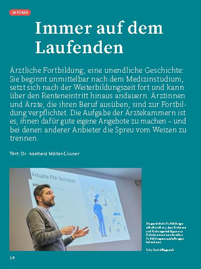 Vorschauseite 1: Immer auf dem Laufenden.