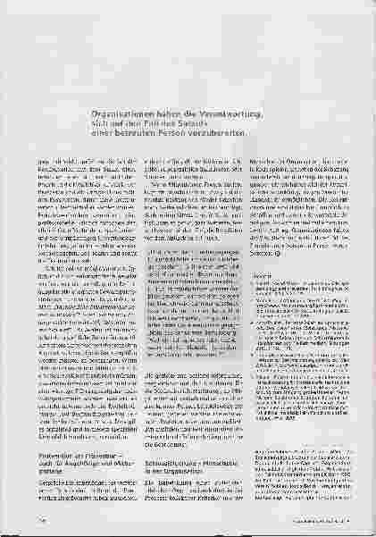 Vorschauseite 3: Zum Umgang mit dem Suizid von betreuten Personen in stationären Einrichtungen. Gedeihliche Voraussetzungen in der Organisation und unterstützende Einflüsse durch die Leitung.