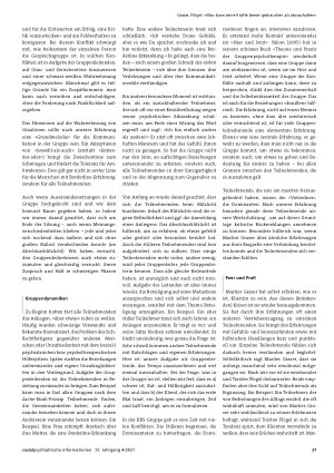 Vorschauseite 3: »Man kann seine Kräfte besser gebrauchen als abzuschalten« Wenn Peer und Profi gemeinsam therapeutische Gesprächsgruppen moderieren