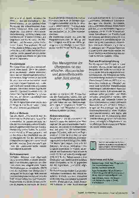 Vorschauseite 2: Pflegerisches Assessment zur Erkennung einer Obstipation bei intensivpflichtigen Patientinnen und Patienten. Wenn s klemmt...