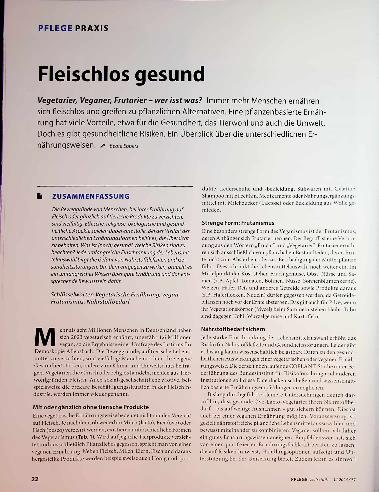 Vorschauseite 1: Fleischlos gesund.