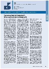 Vorschauseite 1: Systemwechsel mit Augenmaß - bitte auch nach der Landtagswahl
