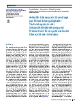 Vorschauseite 1: eHealth Literacy als Grundlage zur Entwicklung digitaler Technologien in der Gesundheitsförderung und Prävention? Eine systematische Übersicht der Literatur