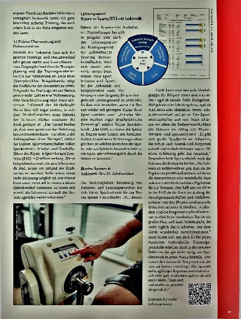 Vorschauseite 2: Isokinetik: Der Erfolgsbooster für Physiotherapie und Training
