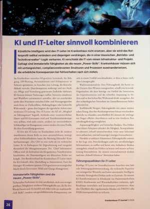 Vorschauseite 1: Kl und IT-Leiter sinnvoll kombinieren
