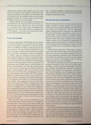 Vorschauseite 2: «Wir sind da, um menschlich zu sein» - der erste Tag des Nationalen Palliative Care Kongresses in Biel