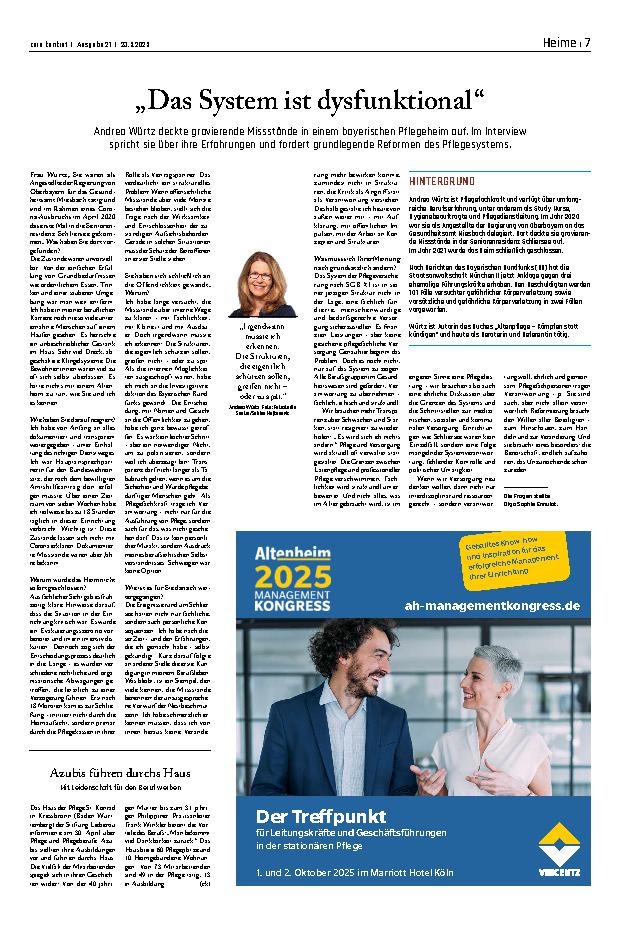 Vorschauseite 1: „Das System ist dysfunktional“