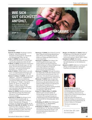 Vorschauseite 6: „Worüber man nicht spricht“: Zum fehlenden Raum für das (Chronisch-) Schmerzende