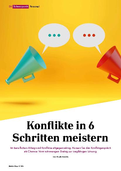 Vorschauseite 1: Konflikte in 6 Schritten meistern