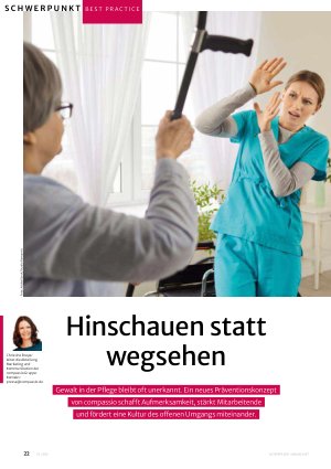 Vorschauseite 1: Hinschauen statt wegsehen
