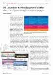 Vorschauseite 1: Die Zukunft der Bibliothekssysteme ist offen. RERO ILS - Ein europäisches Open-Source-Cloudsystem für Bibliotheken.