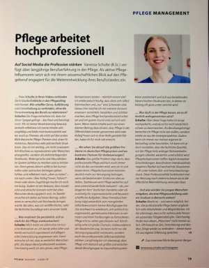 Vorschauseite 1: Pflege arbeitet hochprofessionell