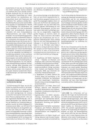 Vorschauseite 3: Wie spiegelt sich die Psychiatriereform der letzten 50 Jahre in der Zeitschrift »Sozialpsychiatrische Informationen«?