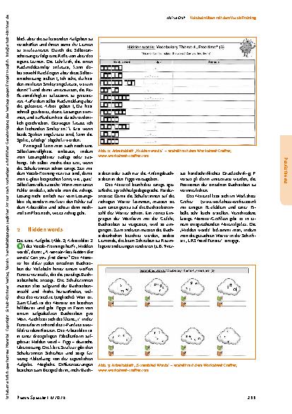 Vorschauseite 2: Vokabeln üben mit dem Vokabeltraining