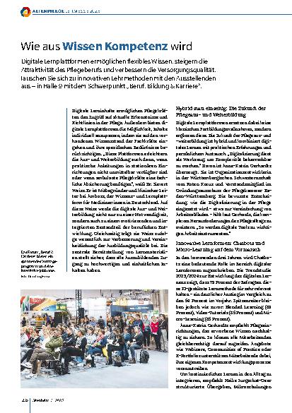 Vorschauseite 1: Wie aus Wissen Kompetenz wird