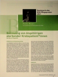 Vorschauseite 1: Betreuung von Angehörigen sterbender Krebspatient*innen
