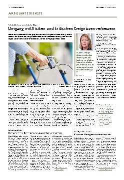 Vorschauseite 1: Umgang mit Risiken und kritischen Ereignissen verbessern
