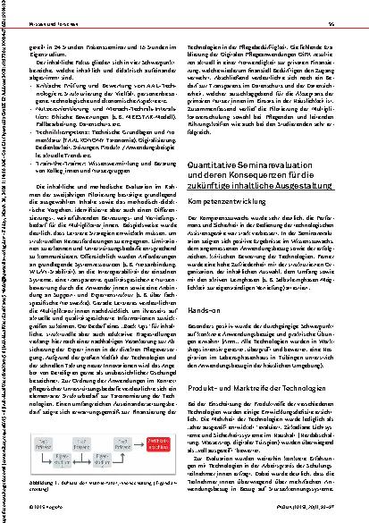 Vorschauseite 3: Förderung der digitalen Kompetenz von Pflegenden Assistive Technologien (AAL) in der pflegerischen Versorgung