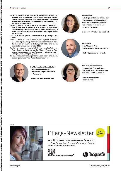 Vorschauseite 5: Förderung der digitalen Kompetenz von Pflegenden Assistive Technologien (AAL) in der pflegerischen Versorgung