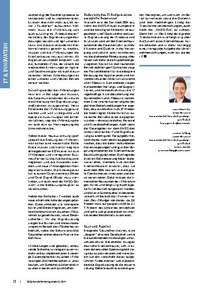 Vorschauseite 3: Implikationen für deutsche Krankenhäuser in der „Post-KHGZ-Ära“ Strategien und Schwerpunkte für Gegenwart und Zukunft