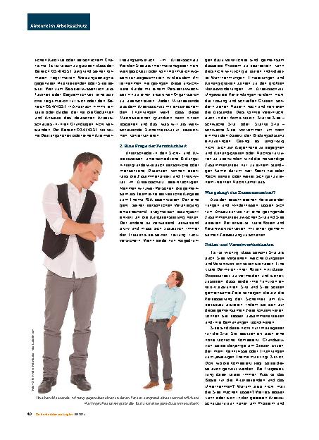 Vorschauseite 3: Zusammenarbeit zwischen Sifa und Sibe Mauern kontraproduktiv