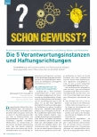 Vorschauseite 1: Die 5 Verantwortungsinstanzen und Haftungsrichtungen
