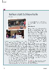 Vorschauseite 1: Balkon statt Schleyerhalle