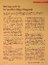 Vorschauseite 1: Vertragsrecht für freiberuflich tätige Pflegende