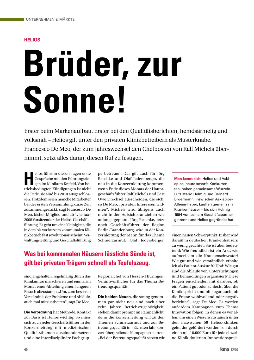 Vorschauseite 1: Brüder, zur Sonne!