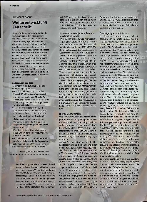 Vorschauseite 2: Frischer Wind im Bundesrat